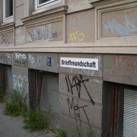 Wortfindungsamt, partizipatorisches Kunstprojekt im öffentlichen Raum, Hamburg - Ottensen im Rahmen der Kunstaltonale, 2010